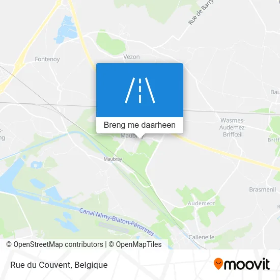 Rue du Couvent kaart