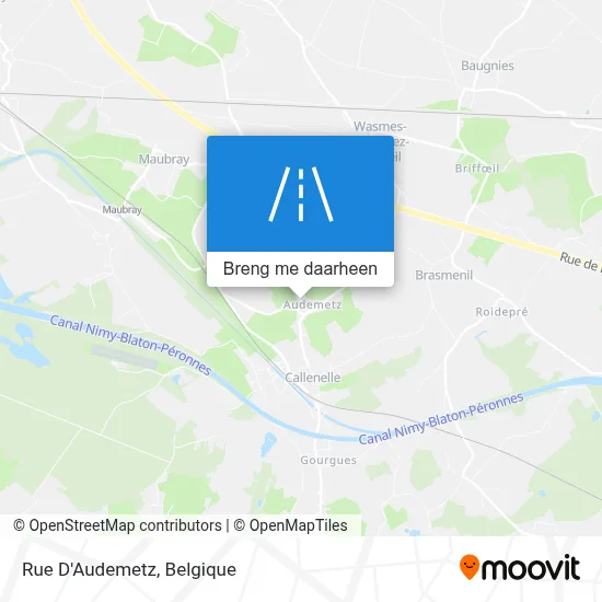 Rue D'Audemetz kaart