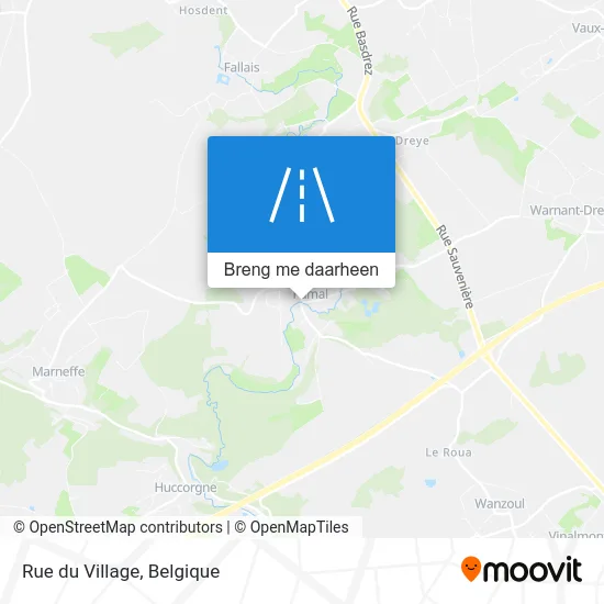 Rue du Village kaart