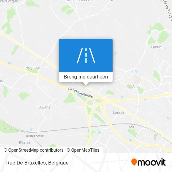 Rue De Bruxelles kaart