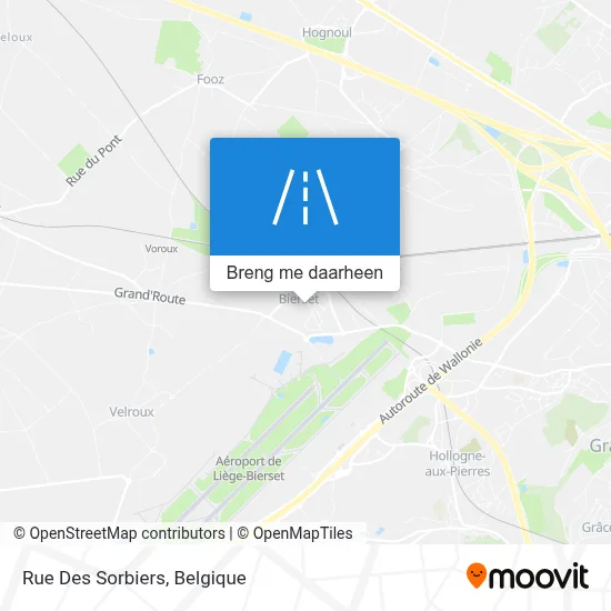 Rue Des Sorbiers kaart