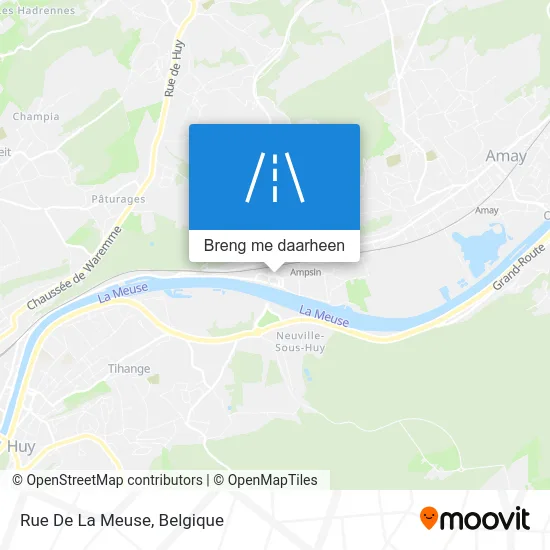 Rue De La Meuse kaart