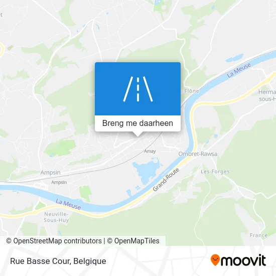 Rue Basse Cour kaart