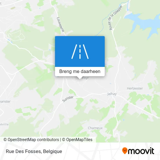 Rue Des Fosses kaart