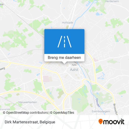 Dirk Martensstraat kaart