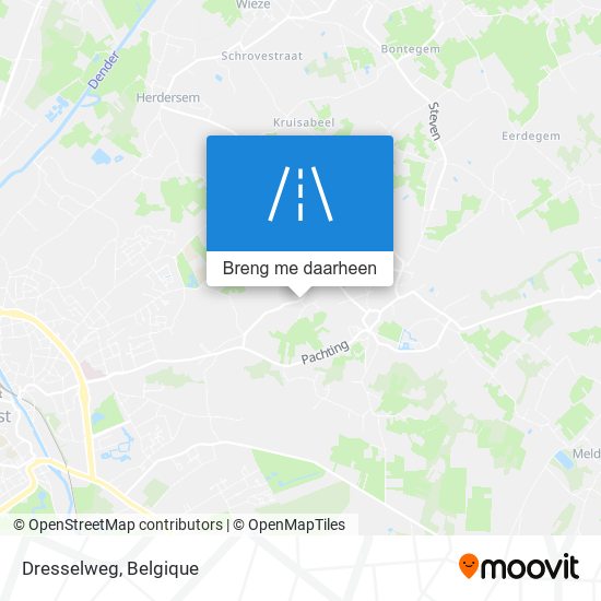 Dresselweg kaart