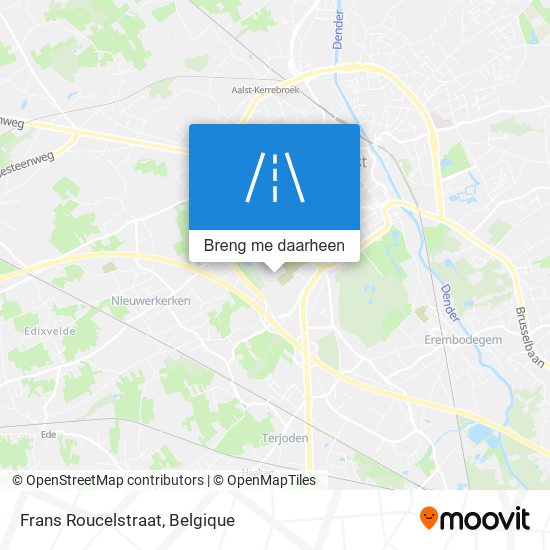 Frans Roucelstraat kaart