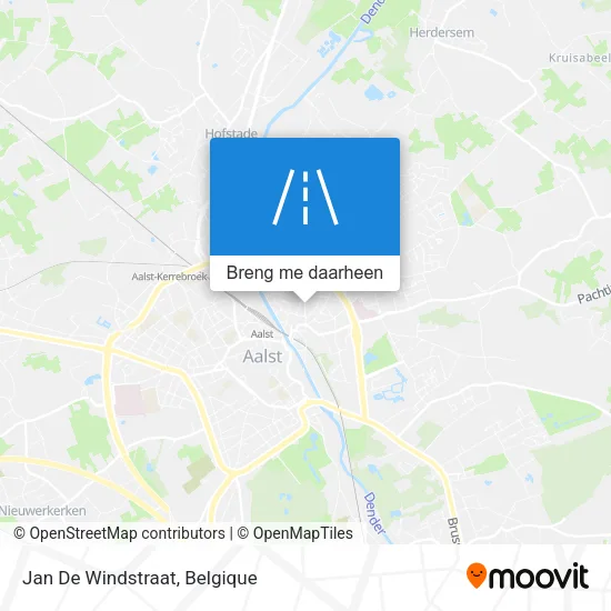 Jan De Windstraat kaart