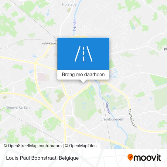 Louis Paul Boonstraat kaart