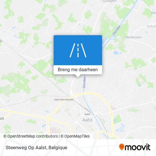 Steenweg Op Aalst kaart