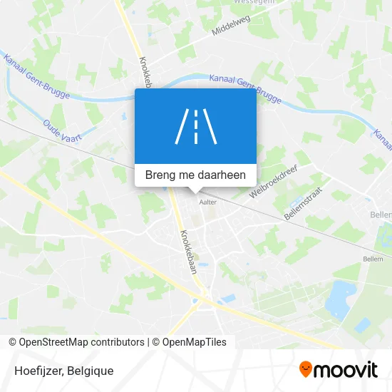 Hoefijzer kaart