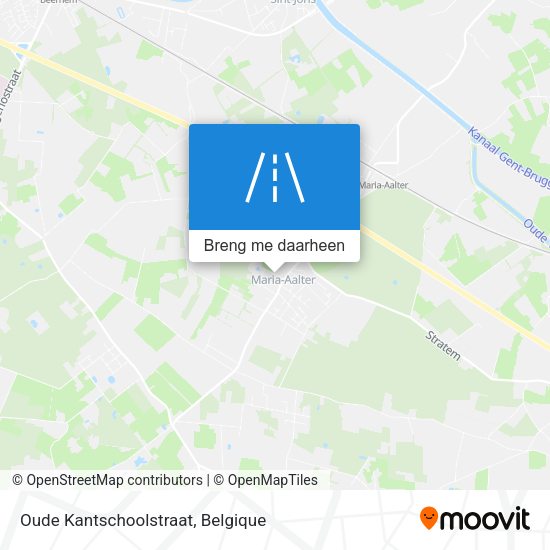 Oude Kantschoolstraat kaart