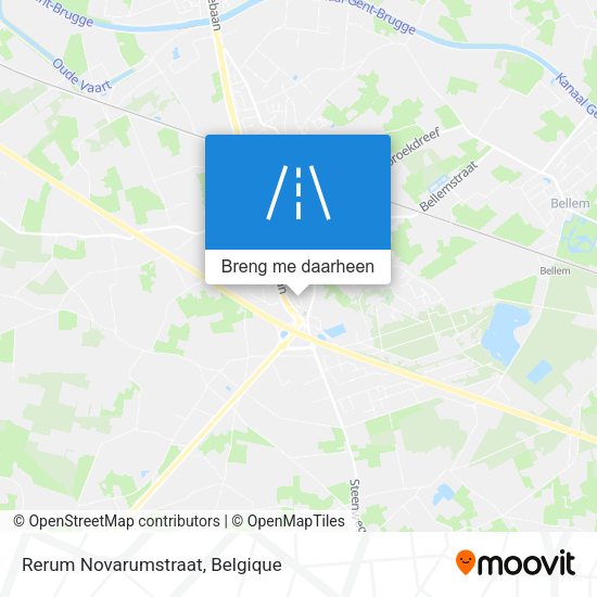 Rerum Novarumstraat kaart