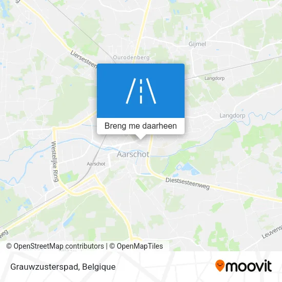 Grauwzusterspad kaart