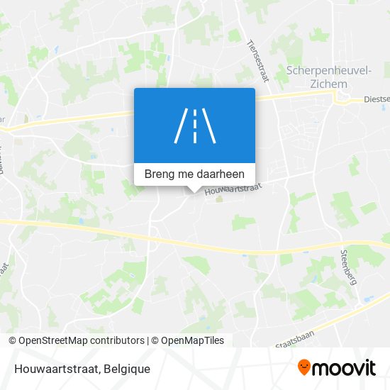 Houwaartstraat kaart