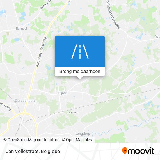 Jan Vellestraat kaart