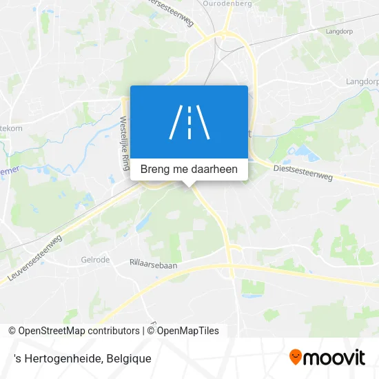 's Hertogenheide kaart