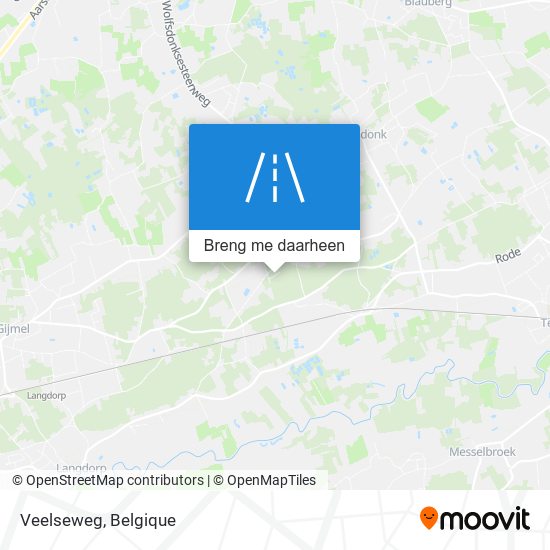 Veelseweg kaart