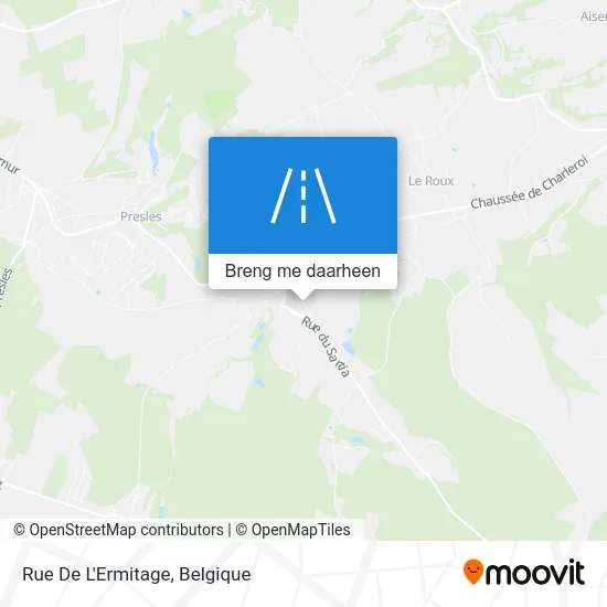 Rue De L'Ermitage kaart