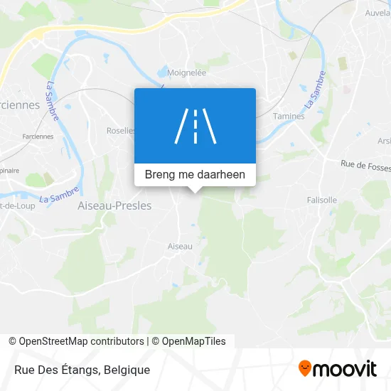 Rue Des Étangs kaart