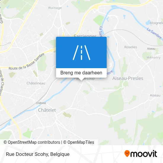Rue Docteur Scohy kaart