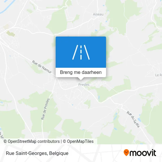 Rue Saint-Georges kaart