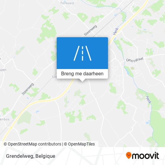 Grendelweg kaart