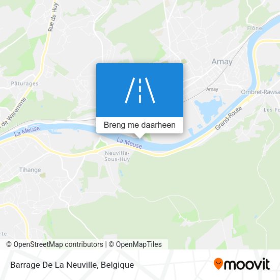 Barrage De La Neuville kaart