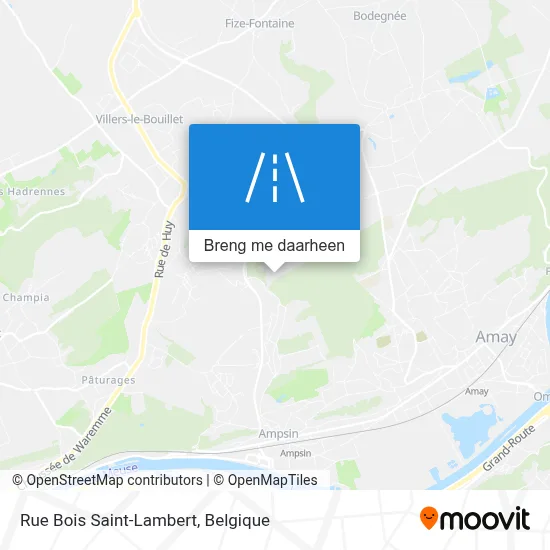 Rue Bois Saint-Lambert kaart