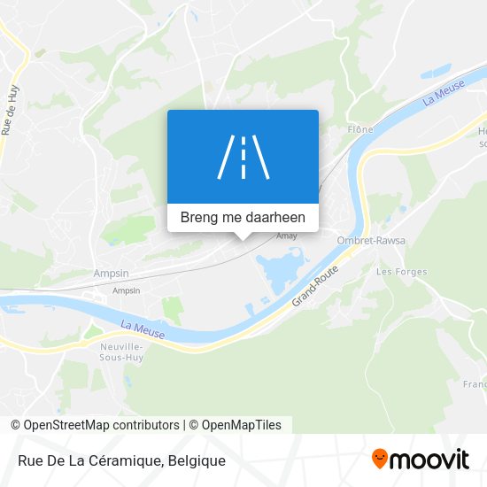 Rue De La Céramique kaart
