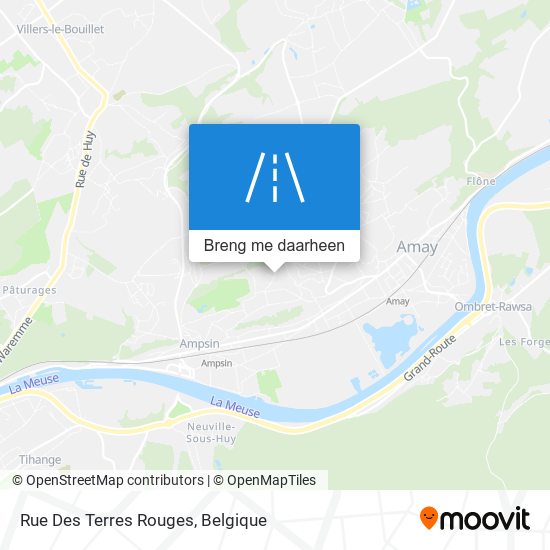 Rue Des Terres Rouges kaart