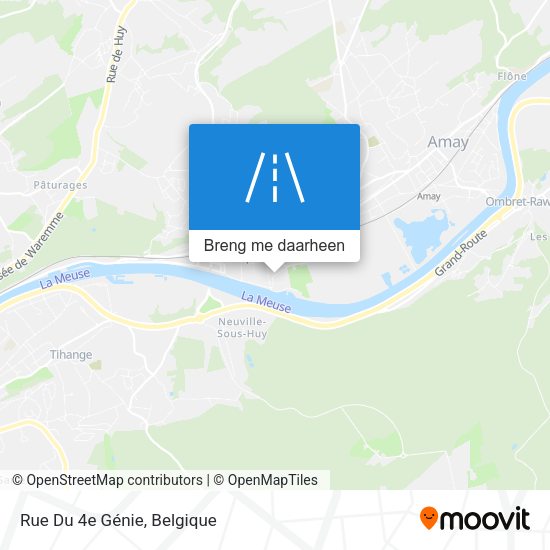Rue Du 4e Génie kaart