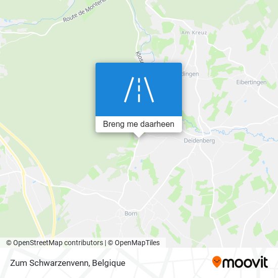 Zum Schwarzenvenn kaart