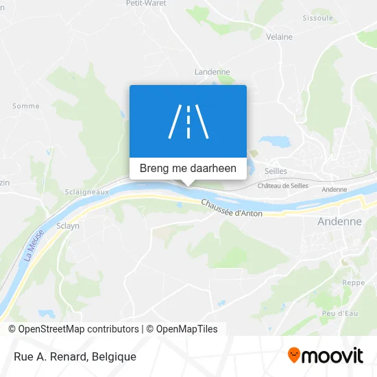Rue A. Renard kaart