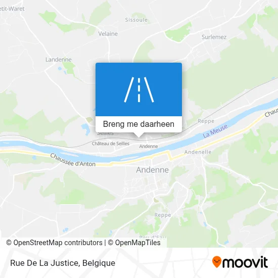 Rue De La Justice kaart