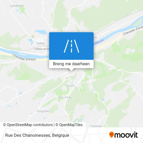 Rue Des Chanoinesses kaart