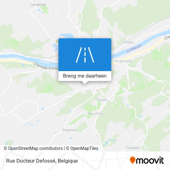 Rue Docteur Defossé kaart