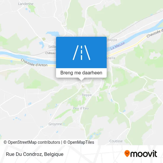 Rue Du Condroz kaart