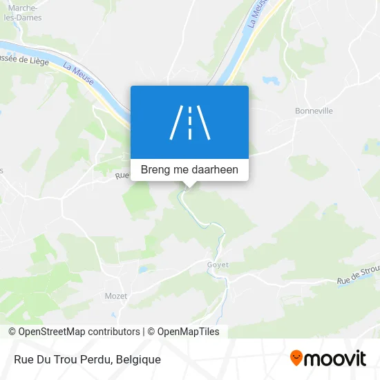 Rue Du Trou Perdu kaart