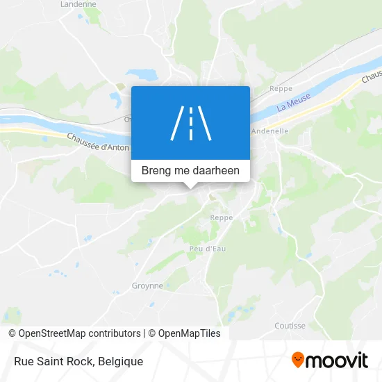 Rue Saint Rock kaart