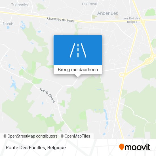 Route Des Fusillés kaart