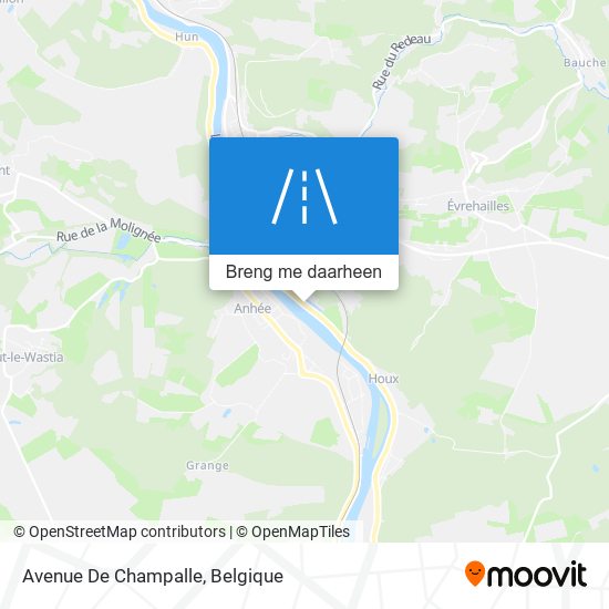 Avenue De Champalle kaart