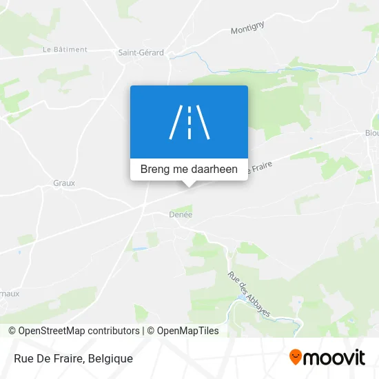 Rue De Fraire kaart