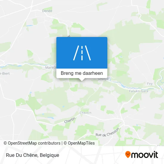 Rue Du Chêne kaart