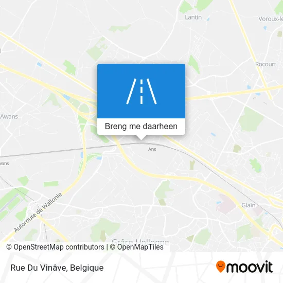 Rue Du Vinâve kaart