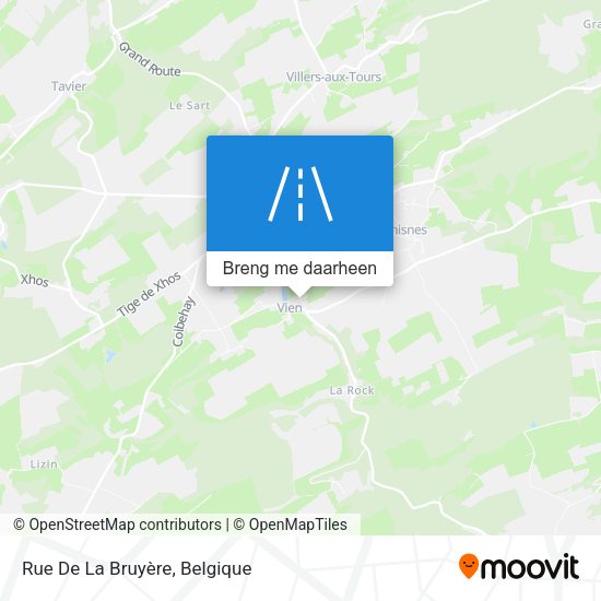 Rue De La Bruyère kaart