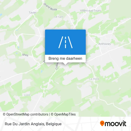 Rue Du Jardin Anglais kaart