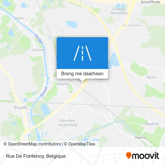 Rue De Fontenoy kaart