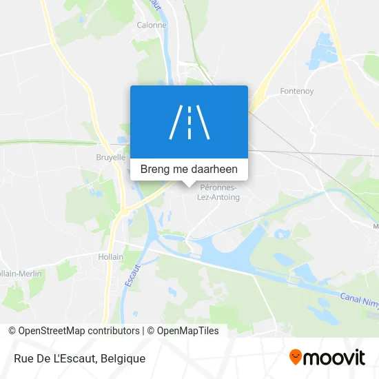 Rue De L'Escaut kaart