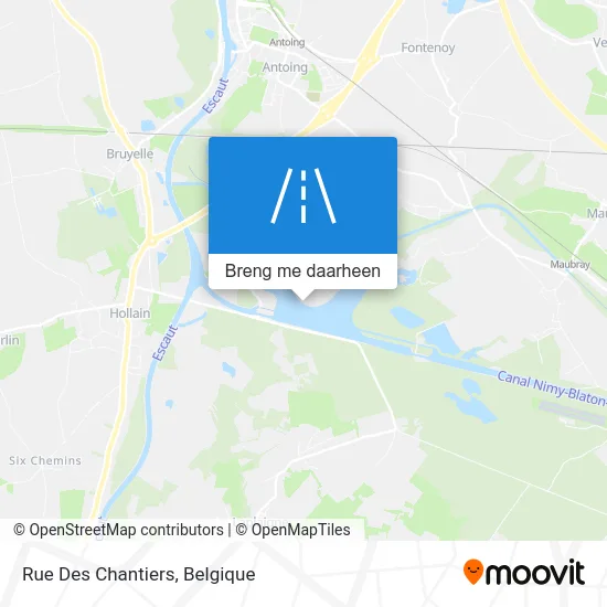Rue Des Chantiers kaart